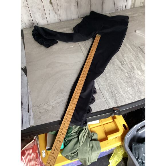 SO Black High Waisted Leggings XS Stretch Soft Cozy Yoga Pants - Picture 4 of 5